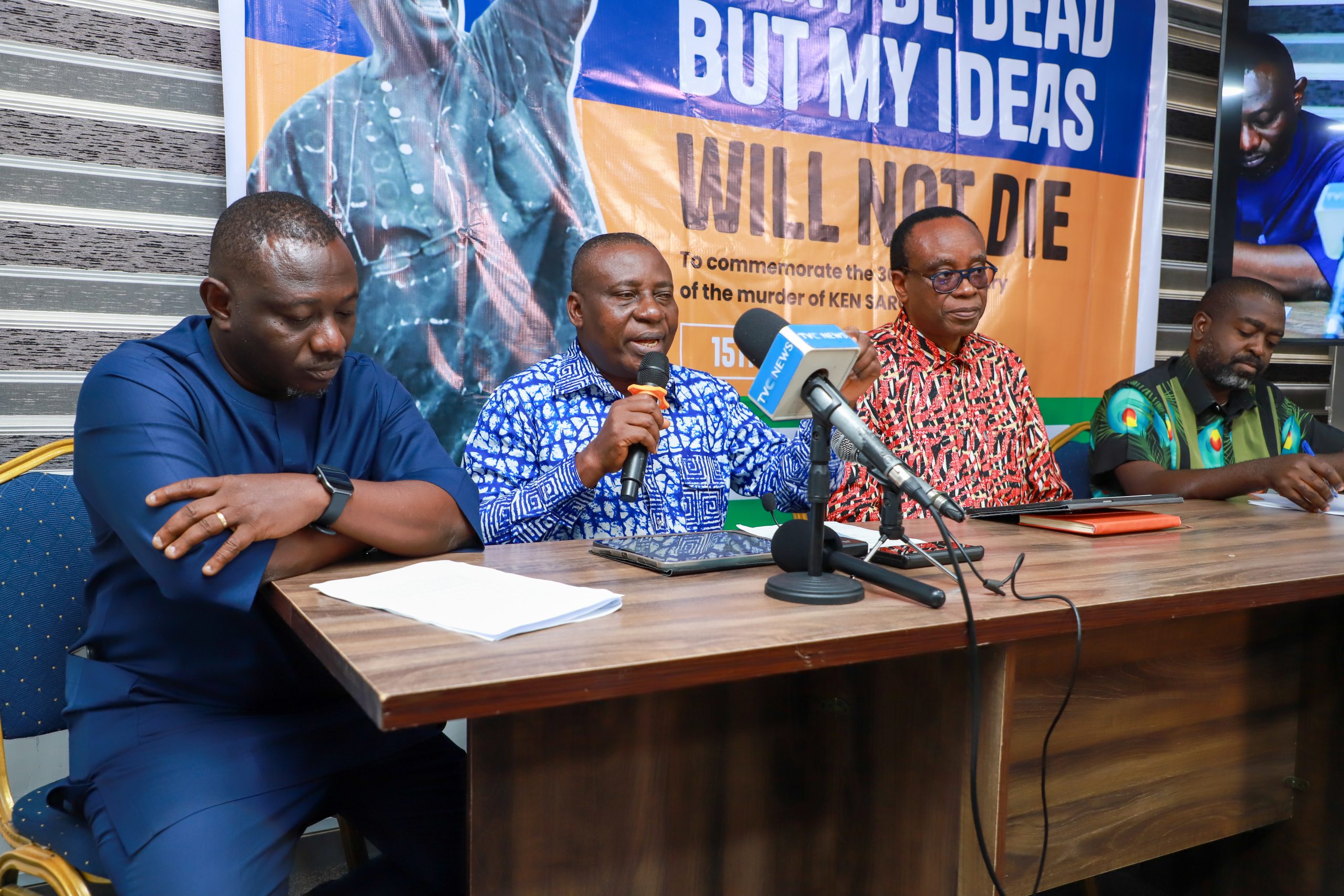 Activists demand justice, clean-up of Ogoniland 30 years since Ken Saro-Wiwa’s execution